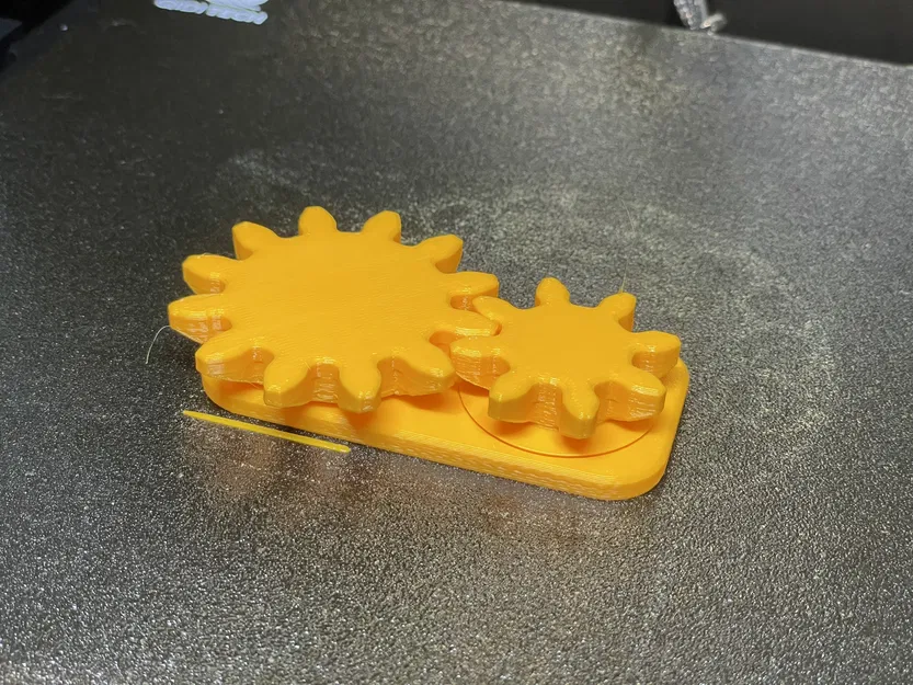 Mô hình đồ chơi bánh răng xoay in liền mạch - Image 2