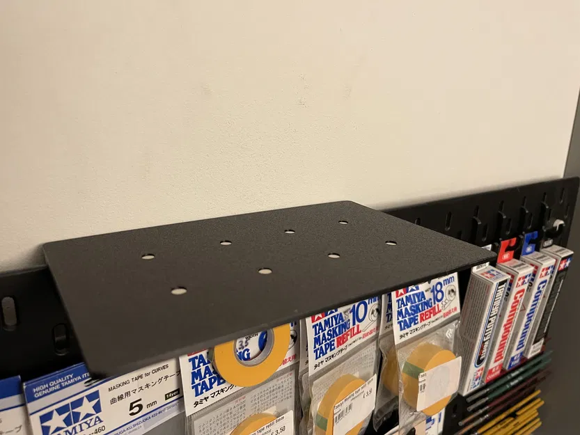 Kệ gắn trên Ikea Skadis cho đế Gridfinity 3x5 có nam châm - Image 2