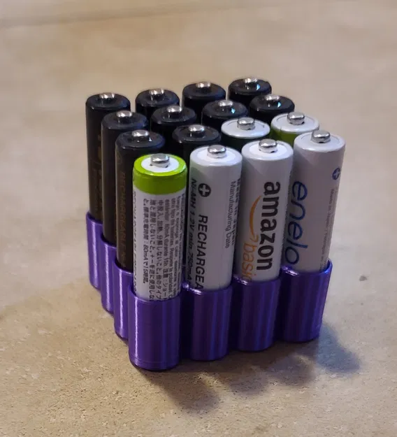 Đế đựng pin AAA cho 16 viên - Image 1