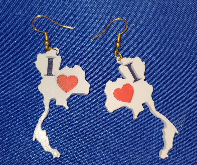 Bông Tai "Tôi Yêu Thái Lan" - Image 1