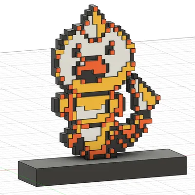 Sâu Kim 8bit Retro Không Phải Weedle