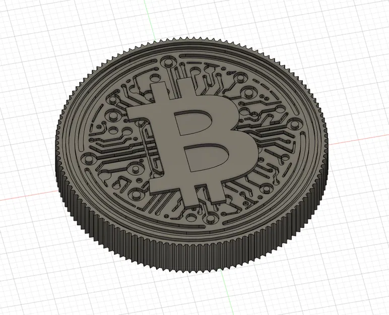 Nam Châm Bitcoin 40mm (Nam Châm 6x3mm hoặc 12x3mm) - Image 3