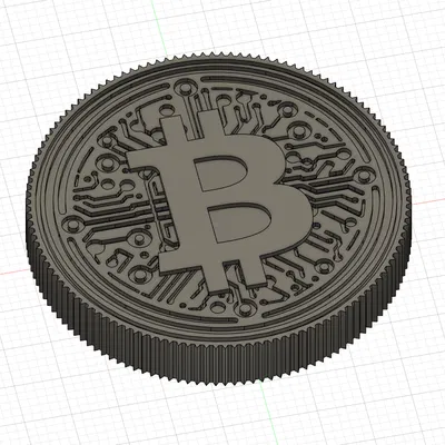Nam Châm Bitcoin 40mm (Nam Châm 6x3mm hoặc 12x3mm)