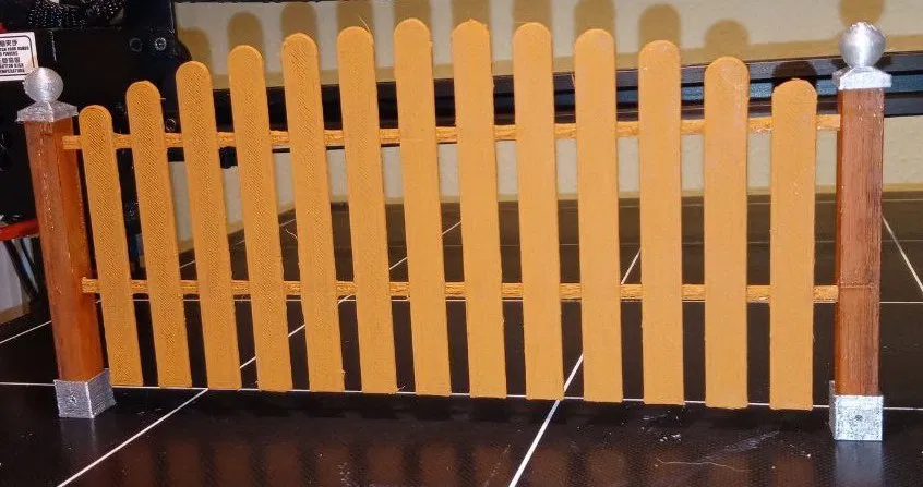 Mô hình hàng rào gỗ - Image 1
