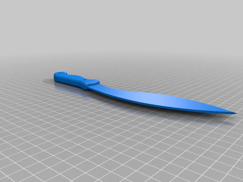 Machete 3D Model - Image 1