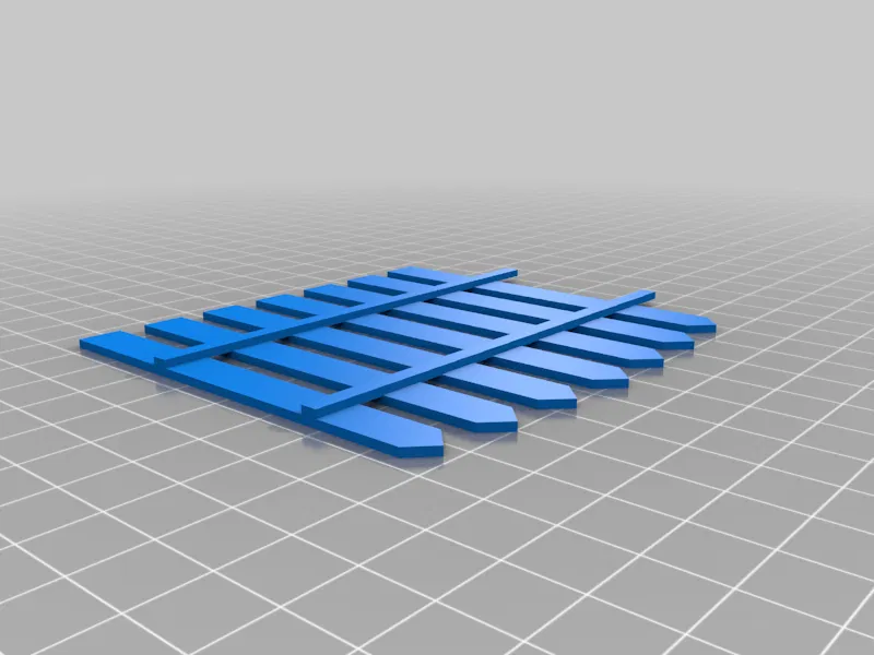 Mô hình hàng rào gỗ - Image 15