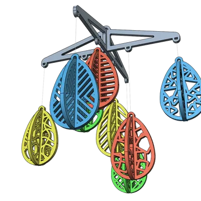 Trứng trang trí Phục Sinh dễ in