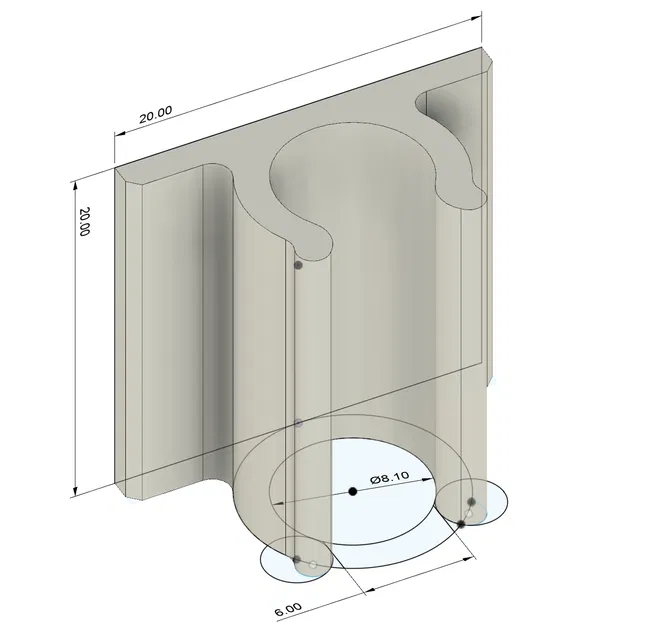 Kẹp cáp (8mm) - Image 1