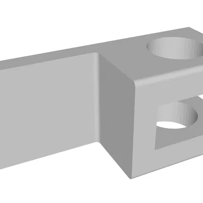 Giá đỡ cực đơn giản cho laser crosshair gắn vào đầu máy laser