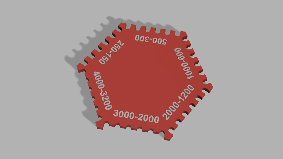 Lược để đo lớp phủ sơn ướt. - Image 1