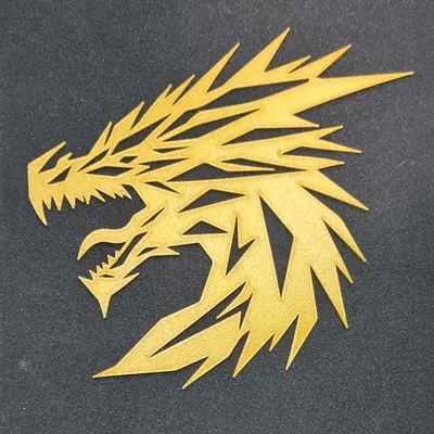 Hình Bóng Rồng Trang Trí Treo Tường