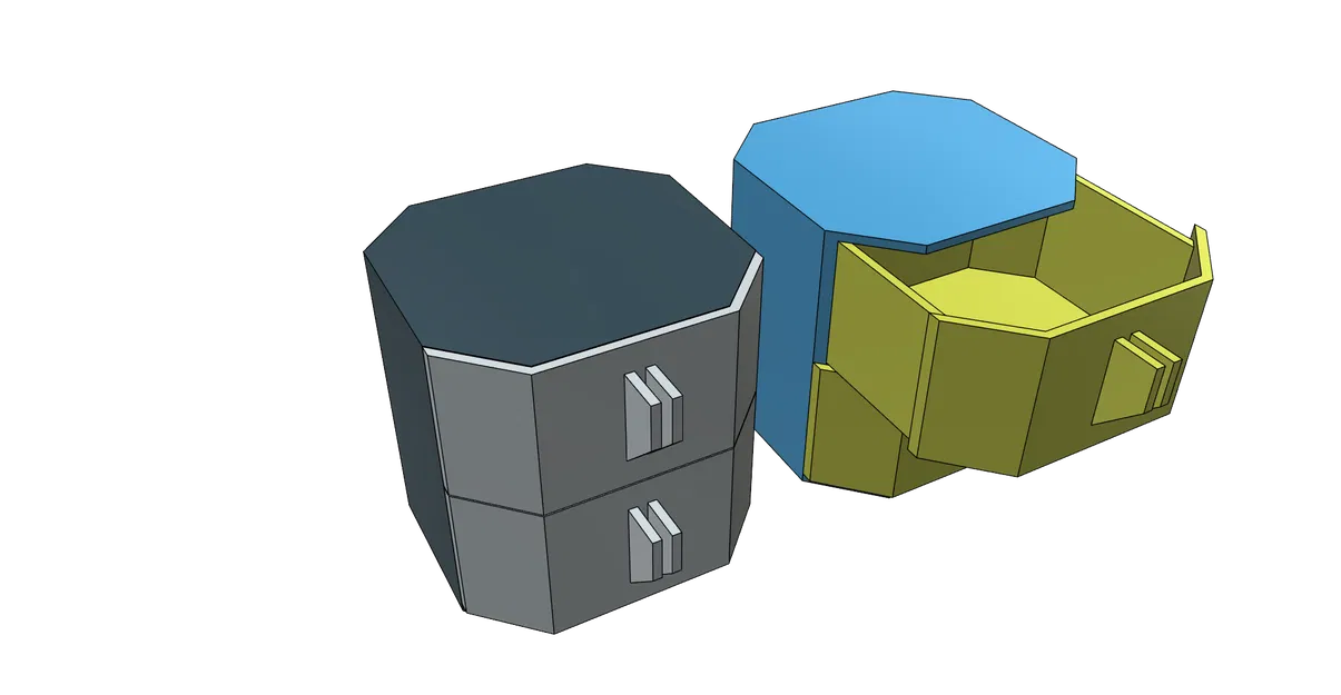 Hộp đựng ngăn kéo để bàn làm việc, văn phòng, trang sức, dễ in, không cần support - Image 3