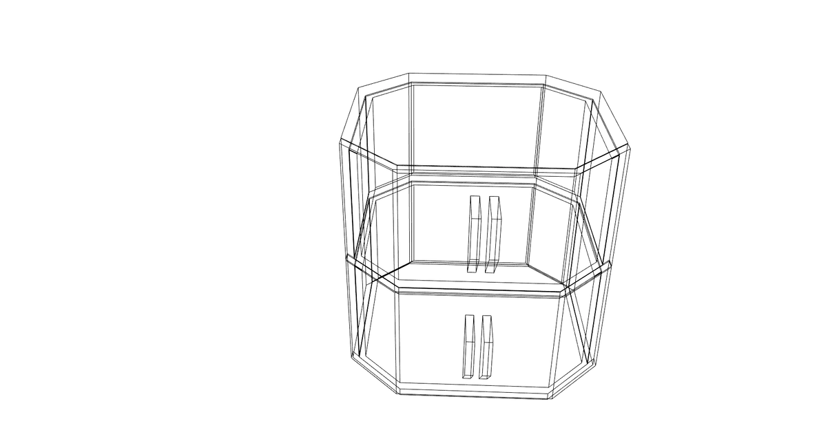 Hộp đựng ngăn kéo để bàn làm việc, văn phòng, trang sức, dễ in, không cần support - Image 11