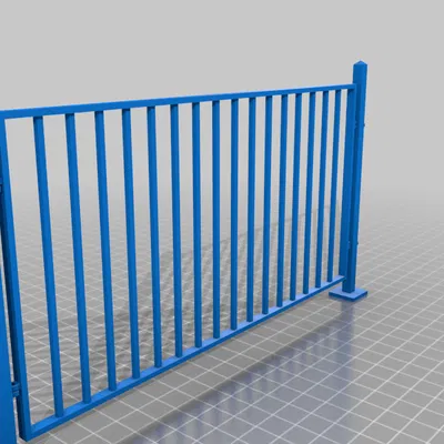 Mô Hình Hàng Rào Sắt