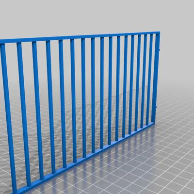Mô Hình Hàng Rào Sắt