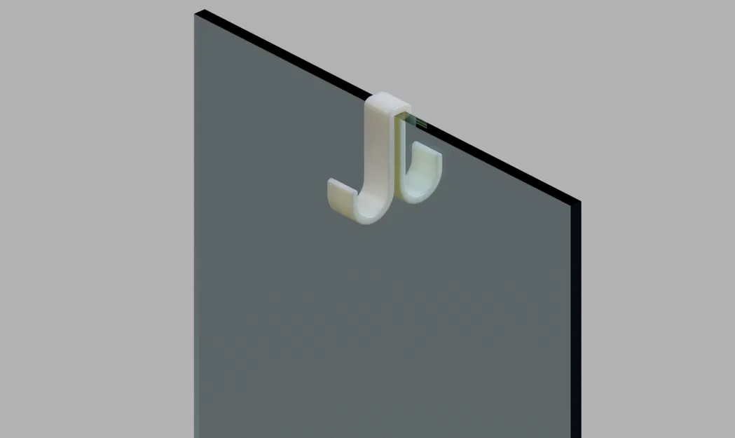 Kẹp Giữ Khăn Cửa Kính Phòng Tắm - Image 1