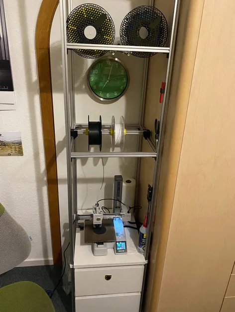 Giá đỡ IKEA MALM cho profile 20x20mm / Kệ máy in DIY - Image 2