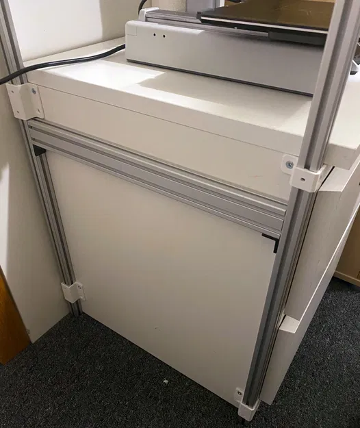 Giá đỡ IKEA MALM cho profile 20x20mm / Kệ máy in DIY - Image 4