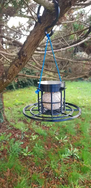 Máng ăn cho chim 1 cục mỡ - Bird feeder 1 tallow ball - Image 1