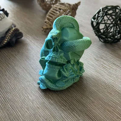 Tượng Đầu Lâu & Rắn (Photogrammetry / Quét 3D)