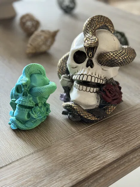 Tượng Đầu Lâu & Rắn (Photogrammetry / Quét 3D) - Image 2