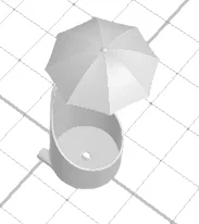 Giá Đỡ Bia Có Nắp Trùm Phòng Tắm - Image 2