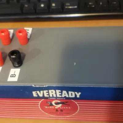 Hộp Pin A-B Radio Cổ Điển