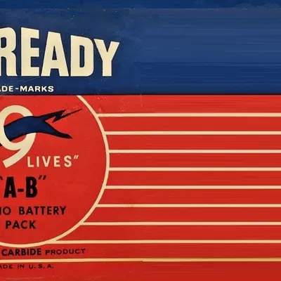 Hộp Pin A-B Radio Cổ Điển