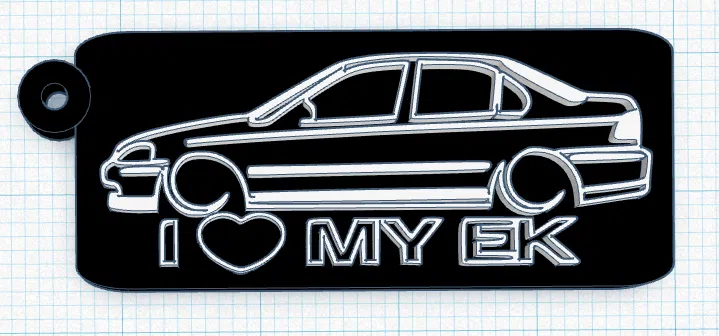 MÓC KHÓA "I LOVE MY EK" - Image 1