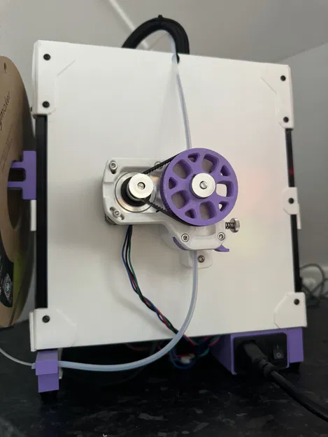 Tấm Lưng Có Đồng Hồ Quả Quýt và Gá Lắp Extruder M4 cho Voron V0.1 - Image 2