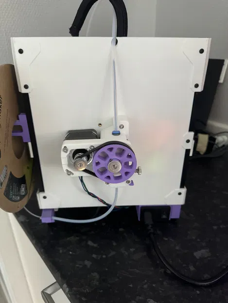 Tấm Lưng Có Đồng Hồ Quả Quýt và Gá Lắp Extruder M4 cho Voron V0.1 - Image 3