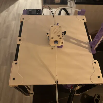 Tấm Lưng Có Đồng Hồ Quả Quýt và Gá Lắp Extruder M4 cho Voron V0.1