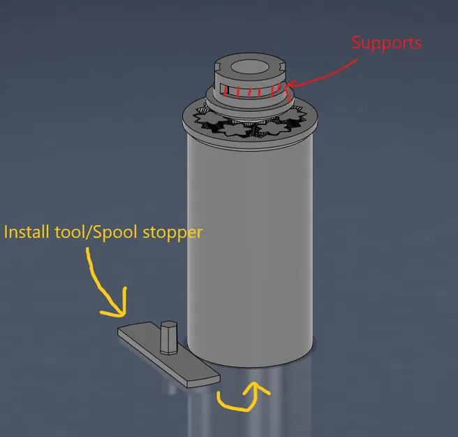 Giá Đỡ Cuộn Dây In 3D K1 MAX Quay, Xoay Tại Chỗ - Image 4