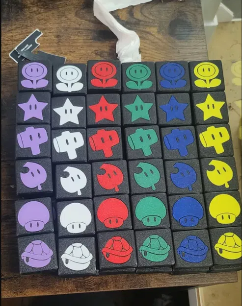 Mario Qwirkle - Máy in màu đơn - Image 1