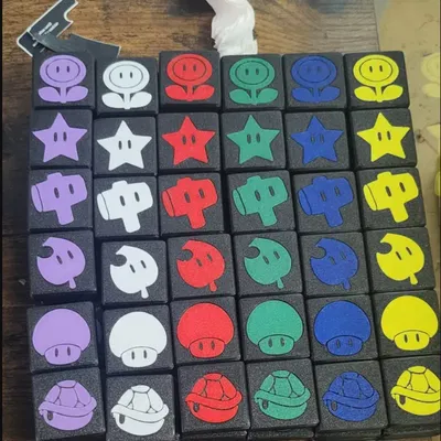 Mario Qwirkle - Máy in màu đơn