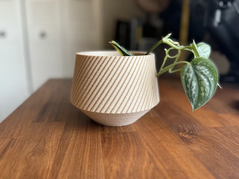 Chậu Cây Hiện Đại Có Khay Hứng Nước - Image 1