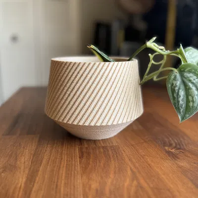 Chậu Cây Hiện Đại Có Khay Hứng Nước