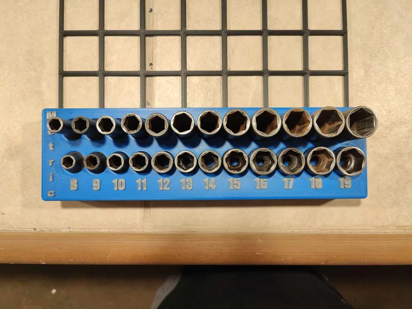 Kệ giữ tuýp Matco ADV Gridfinity. 8mm-19mm - Image 3