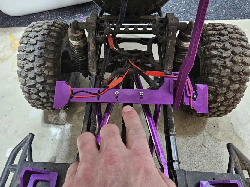 SCX6 Đèn đá phía sau gắn kết với body prop honcho - Image 2