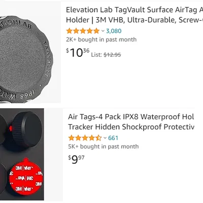 Đế Airtag cho bình Hydroflask và Thermoflask