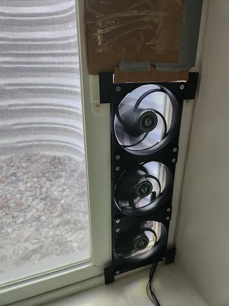 Ống Thoát Khí Quạt PC 120mm Cho Cửa Sổ - Image 2