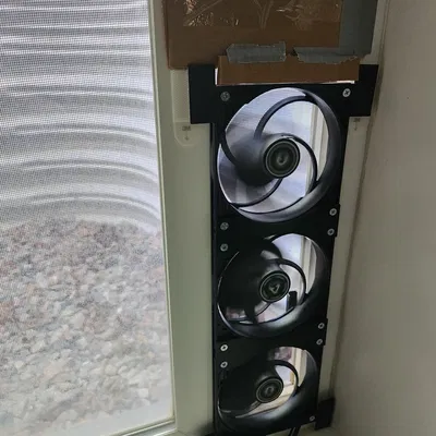 Ống Thoát Khí Quạt PC 120mm Cho Cửa Sổ