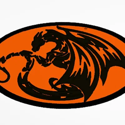 Tranh Rồng Mặt Trăng - Treo Tường