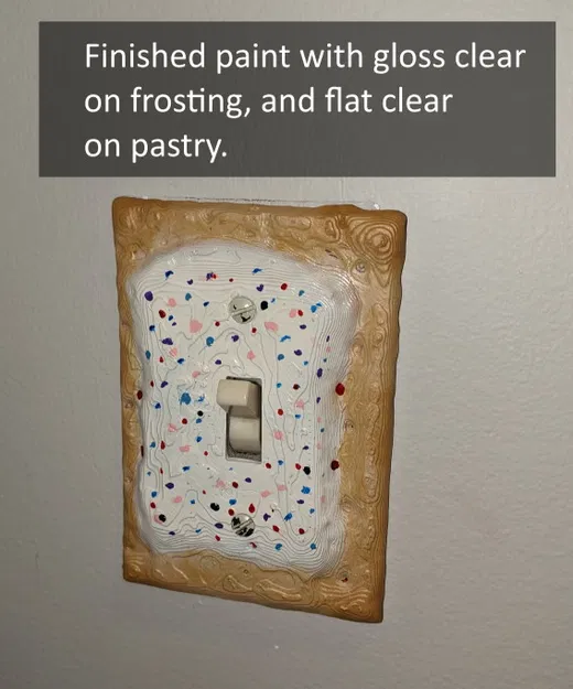 Ốp Công Tắc Đèn Hình Pop Tart - Image 3