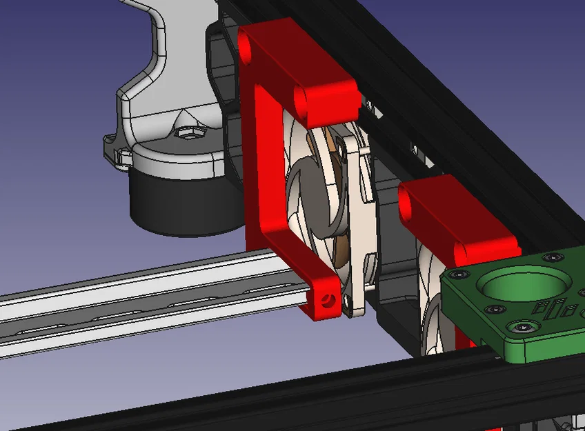 Voron Trident Inverted Electronics DIN-mount cho Quạt Noctua A6 - Image 2