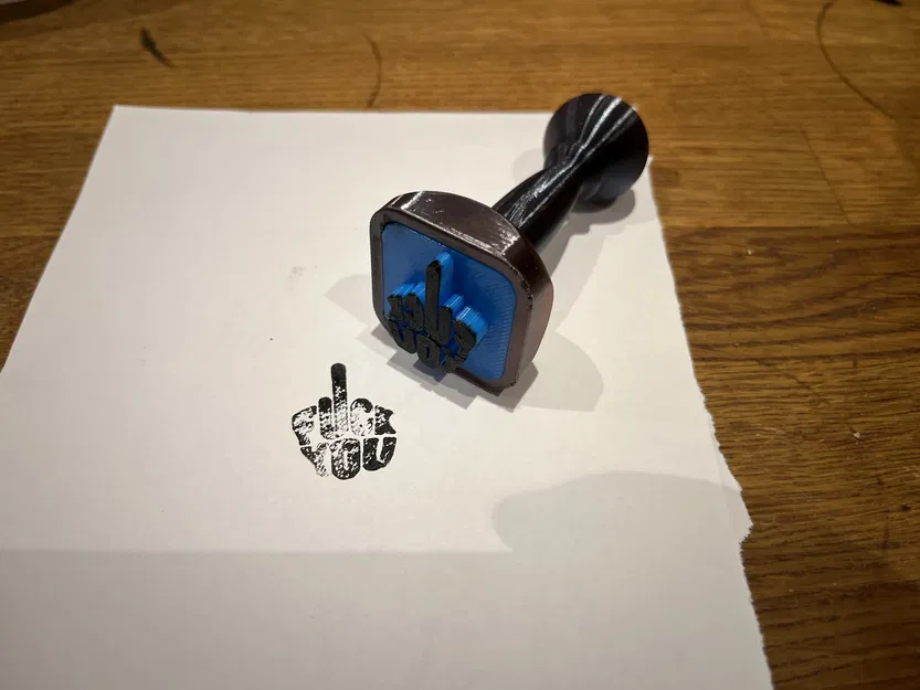 Đế và con dấu cho dấu tùy chỉnh 30 x 30 mm - Image 1