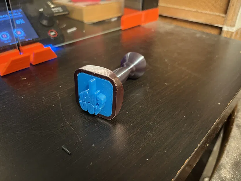 Đế và con dấu cho dấu tùy chỉnh 30 x 30 mm - Image 2