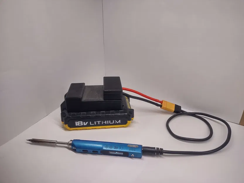 Đế giữ, bộ nối pin cho pin STANLEY 18v. - Image 1