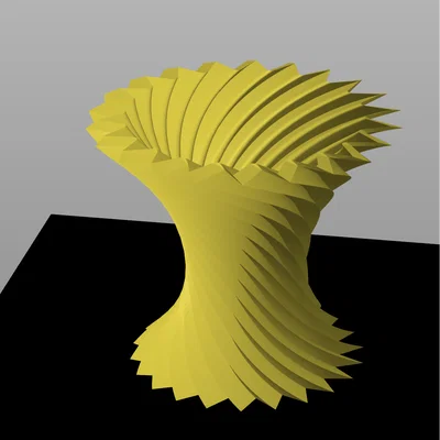Chậu cây "twisted vase deco" (chế độ "vase mode")