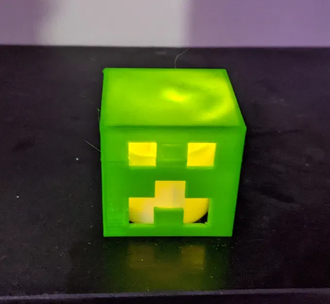 Minecraft Creeper Head LED LED LED LIGHT - Image 1